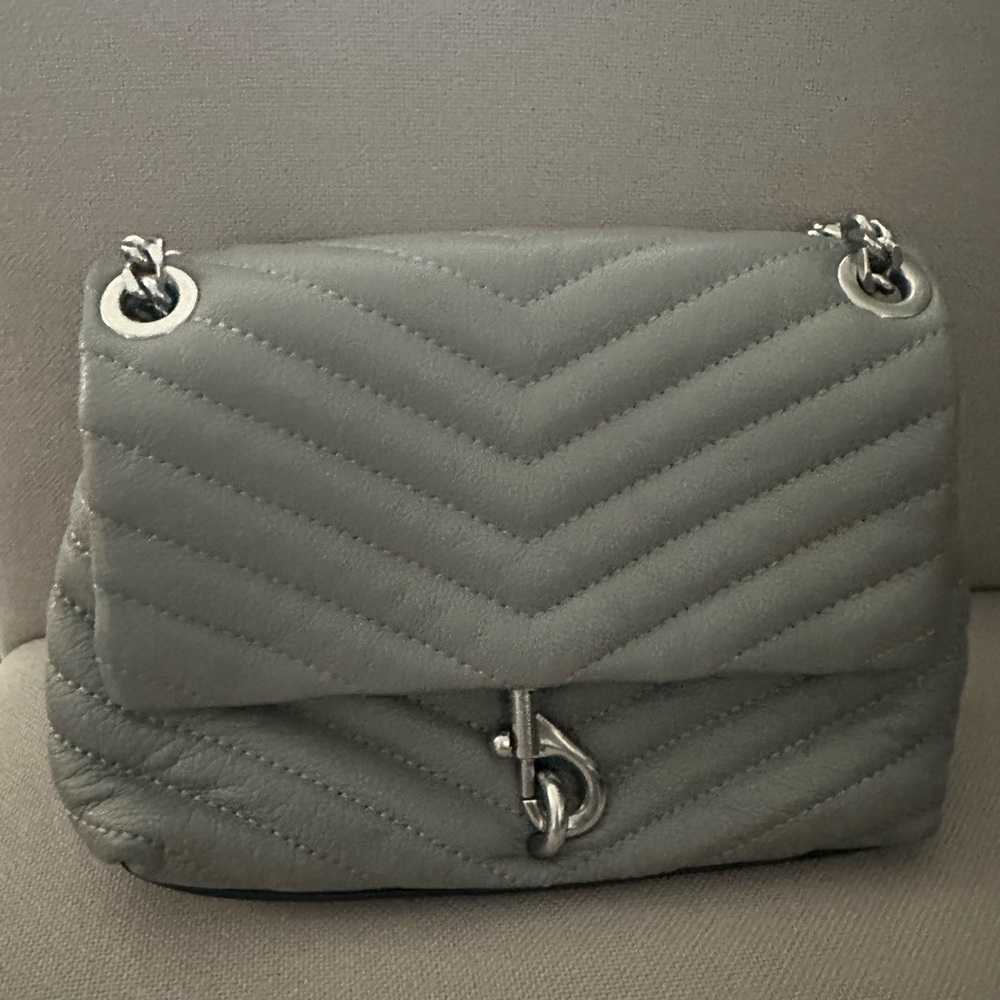 Rebecca Minkoff Small Edie Grey Crossbody